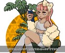 ポップでちょっぴりダークなイラストを制作します カートゥーン風のポップなイラストが得意です！ イメージ1