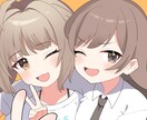あなたの想像を形にします アイコン、サムネイルなどアニメ塗りで描きます! イメージ4