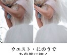 ブライダル・成人式写真を自然な美肌に仕上げます 肌質・顔色・体型を自然に補整し上品な一枚に イメージ3