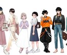 立ち絵作成します TRPGや自作ゲームなどに‪⸜♡⸝‍‬なんでもご相談ください イメージ1