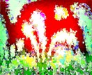 カラーで抽象的なイラストを描きます アイコンや背景に個性的なイラストで印象をインパクトに！ イメージ2