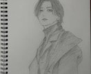 写真を温かみのあるキャラ化して鉛筆スケッチにします デフォルメした似顔絵で、可愛く温かみのあるイラストにします。 イメージ3