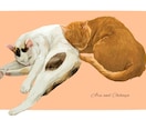 あたたかみのある似顔絵お描きします 愛犬、愛猫など大切なご家族の似顔絵はいかがですか？ イメージ1
