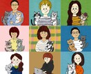 ペットやお好きな動物のゆるかわなイラスト描きます SNSアイコンにおすすめ！キャラクター風の似顔絵でほっこり イメージ2