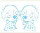 かわいいミニキャラ描きます オリキャラや代理さんをかわいく描いてほしいあなたへ！ イメージ3