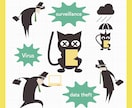 清潔感あふれる「線と点」のミニマルイラスト描きます HP・資料の質を高める/ビジネスを加速させる/広告制作プロ作 イメージ7