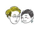 暖かくてカラフルな似顔絵作成します SNSアイコンや、記念日、自分へのプレゼントにおすすめ！ イメージ4