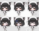 ミニキャラ（SD•デフォルメ）イラストを描きます きらきら可愛いミニキャライラスト♡グッズやスタンプに◎ イメージ9