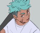 漫画、アニメタッチで男の子アイコン描きます かっこいい、かわいい男の子のアイコン描きます！ イメージ4