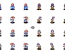 ゲーム特化！　顔アイコン・キャラシートを作成します ツクールシリーズやウディタにオリジナルキャラで動かしたい方へ イメージ1