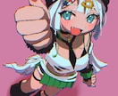 サムネイル・立ち絵用イラストを制作します VTuberにおすすめ！キャラクターの魅力を引き出します！ イメージ4