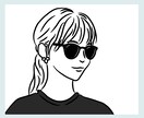 シンプル・おしゃれな似顔絵であなたの魅力を伝えます 【5名様限定価格】SNSや名刺などに！似顔絵で好印象に！ イメージ9