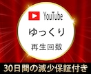 ゆっくりYouTube1000回再生回数拡散します 【保証付】徐々に再生回数を増やしたい方に最適 イメージ1