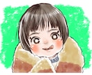 木炭スケッチ風やさしくて暖かいお子様似顔絵描きます プレゼント、お祝い、記念日に。ほんわかかわいいイラスト⭐︎ イメージ4