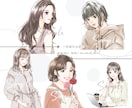 商用利用可☆ふんわり大人なおしゃれアイコン描きます 信頼をまとう大人デザイン。SNSや挿絵でビジネスを彩る１枚に イメージ7