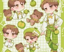 かわいらしいデフォルメイラストを作成します 「かわいい」をぎゅっと詰め込んだ、ミニキャラを描きます イメージ5