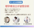 理学療法士(国家資格)がダイエット骨格分析します 姿勢分析タイプ別に必要なダイエット法、体のアドバイス悩み相談 イメージ2