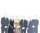 シンプルでオシャレな線画イラストで似顔絵を描きます お写真を元にシンプルな似顔絵を！ イメージ7