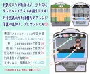 楽しく可愛いデフォルメ電車、お描きします アレンジや写真追加で、世界に１つだけの特別なプレゼントにも！ イメージ2