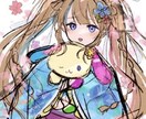ラフタッチの落書きテイストでイラスト作成します SNSアイコンにご利用可能です。 イメージ2