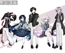 先着３名!即納でTRPG等に使える立ち絵描きます ふんわりかわいい立ち絵を丁寧にお描きします◎ イメージ7
