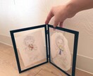 お子さまの絵を描きます 柔らかいタッチの鉛筆画とちぎり絵のmix画法 イメージ3