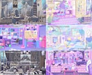 商用利用可★個性的な背景イラストお描きします Vtuberさんのお部屋や配信用背景、自作ゲーム等に イメージ4