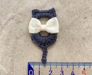 ねこちゃん形のヘアアクセサリーをお作りします 大好きなねこちゃんをすぐそばに！あなただけのアクセサリーです イメージ8