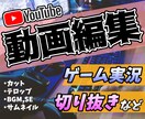 YouTube向けゲーム実況動画の編集承ります ご一緒に面白い動画を作っていきましょう！ イメージ1