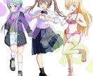 ソシャゲ調の立ち絵描きます 修正無しのサービス価格プラン♪ イメージ5