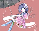 可愛い×儚さのあるイラスト描きます アイコンや配信、MV用イラストに是非！ イメージ7