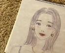 アイシャドウを使ったお洒落なイラスト描きます アイシャドウやリップを使った雰囲気のあるイラストを描きます♪ イメージ1