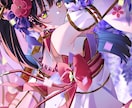キラキラで最高に綺麗なキャラクターイラスト描きます 商用利用OK！印象に残る高クオリティイラスト制作します イメージ2