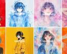 おしゃれなアイコン作成（SNS用：4枚制作）します 最短2日！X・Instagramにピッタリなアイコン制作！ イメージ3