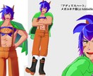 VRoidで再現度高めに3Dモデル化致します イラスト一枚から3Dデビュー！高品質なVRoidモデル！ イメージ6