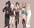 TRPG・アイコン/立ち絵イラストを制作いたします 可愛らしいキャラクターの立ち絵を描きます！ イメージ3