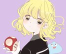 SNS用イラストアイコンを描きます 女の子のイラストです！！！！！ イメージ3