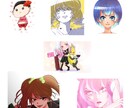 イラスト描きます デジタルで人物中心のシンプルなイラスト描きます。 イメージ2