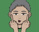 アイコン用イラスト描かせて頂きます 全力で描かせて頂きます(ง •̀_•́)ง イメージ2