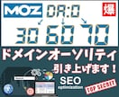 外部SEO対策！MOZのDA30以上にします オプションで「DA60」「DA70」も可能！ イメージ1