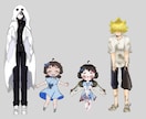 TRPG立ち絵イラスト制作します キャラクターの個性が伝わるTRPG立ち絵を低価格で制作 イメージ4