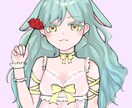ゆるい絵柄でバストアップのイラスト描きます SNSのアイコン向きなゆるいイラストを作成します。 イメージ1