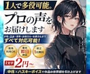 1人で全役対応！欲しい声、ここにあります 少年、少女、青年、お姉さん、おばあさんまで イメージ1