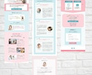 WEBページデザインします 見やすく分かりやすいWEBページデザインいたします！ イメージ1