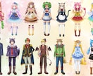 全部込みVTuberのLive2Dモデリングします キャラデザ～Live2Dモデリングまでの一括プラン！ イメージ4