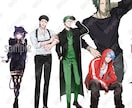 イケメンイラスト描きます 綺麗系イケメン、早期納品、お任せください！！ イメージ3