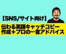 SNS・Web向けキャッチコピー英訳アドバイスます SNS/サイト向け　伝わる英語キャッチコピー作成＋アドバイス イメージ1