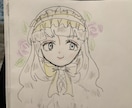 依頼していただいたイラストの作成をします ワンコイン！　一枚絵やアイコン作成！　色鉛筆やペンなど イメージ5