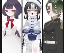 TRPGやSNSアイコン等に使える立ち絵制作します キャラクターの個性が活きる可愛い立ち絵が得意です イメージ1