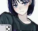 納得いくまでリテイク可！アイコン、ヘッダー描きます ダークな雰囲気のイラストお描きします！ イメージ1